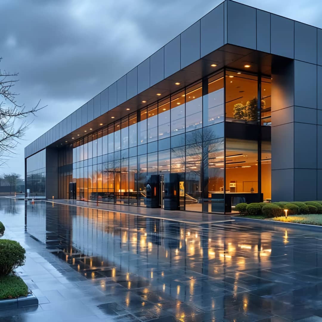 مشخصات فنی نمای شیشه ای فیس کپ و فریم لس